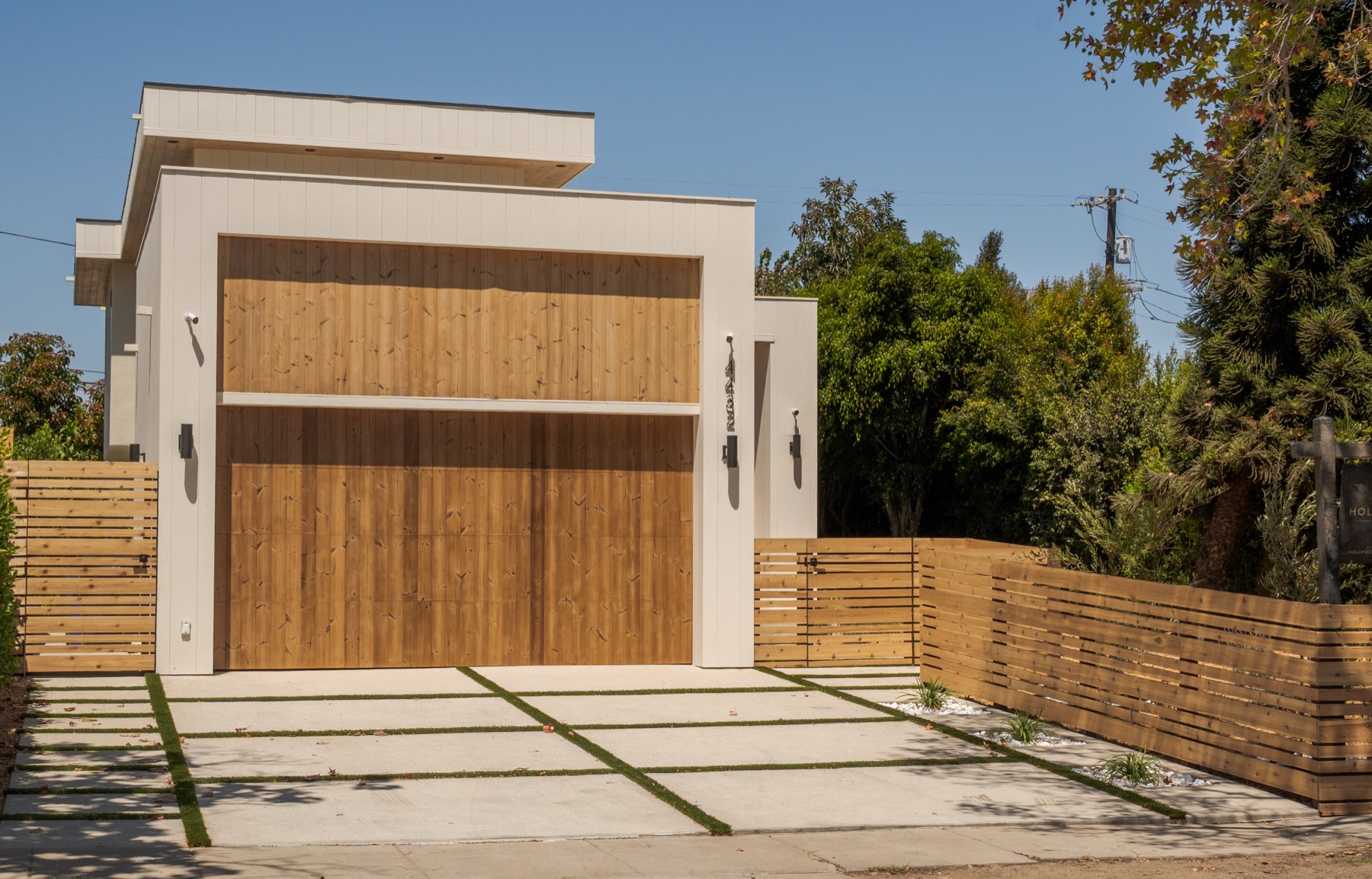 The Berryman Residence — street elevation in Culver City