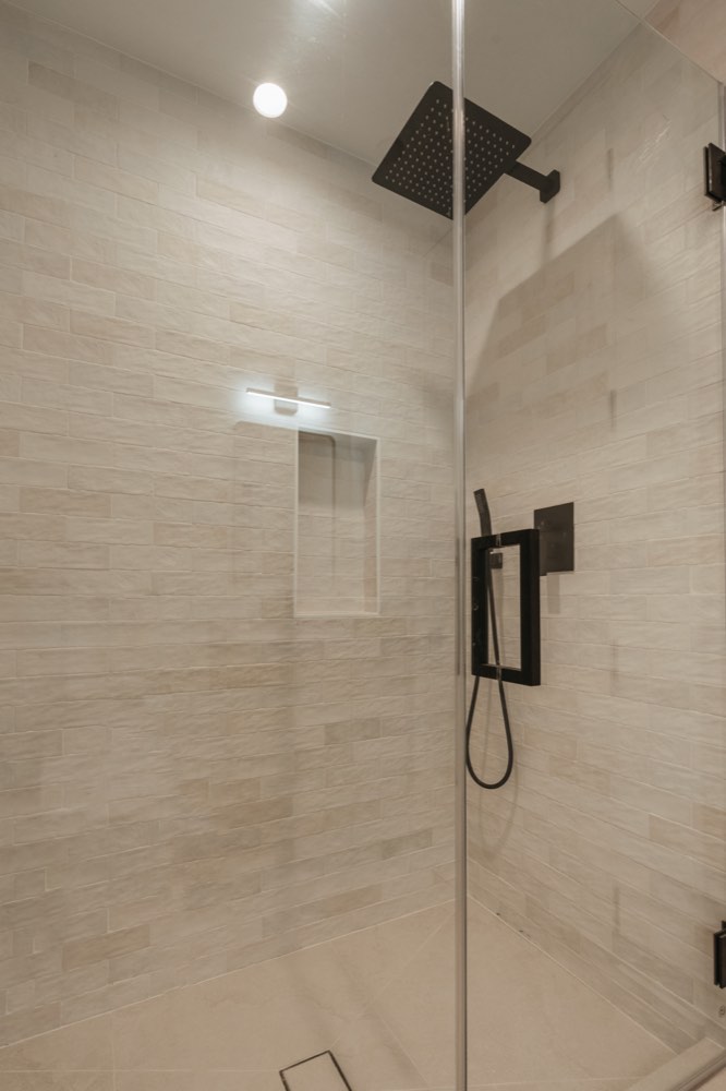 The Berryman Residence — walk-in shower