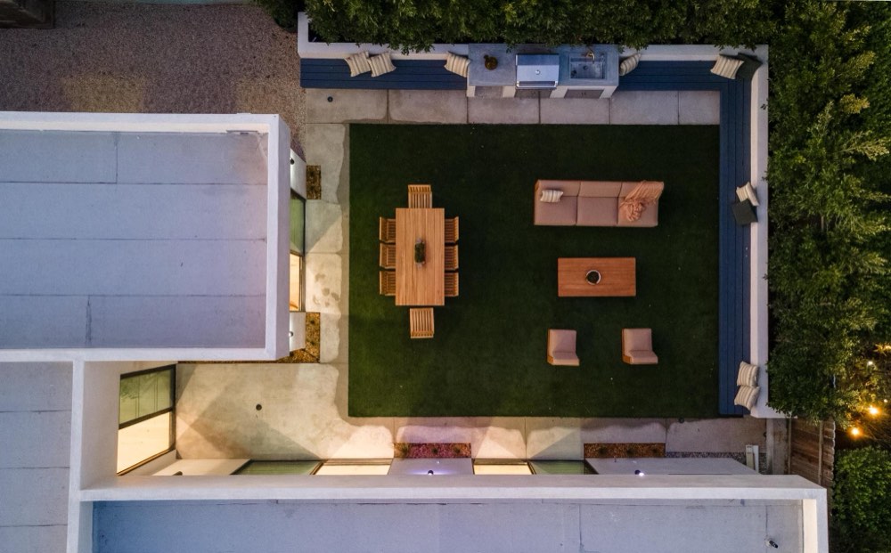 The Gonzaga Residence — aerial view over the courtyard