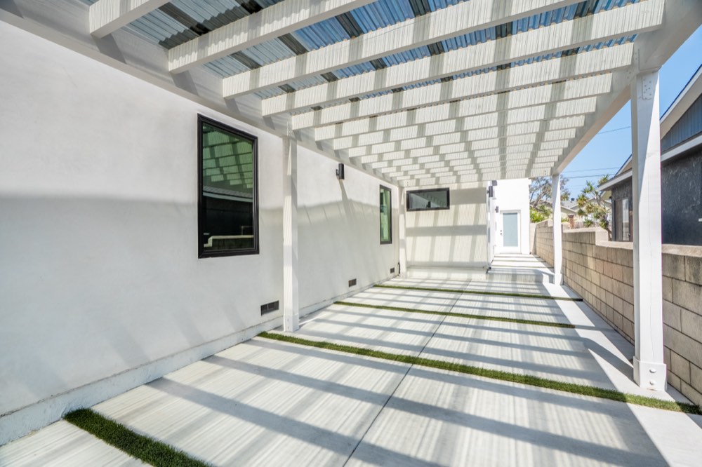 The Gonzaga Residence — covered breezeway