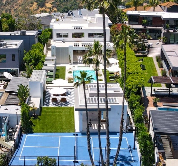 The Apex HH at 7115 Macapa Drive — a Thornton contemporary in the Hollywood Hills with pool, sport court, and city views
