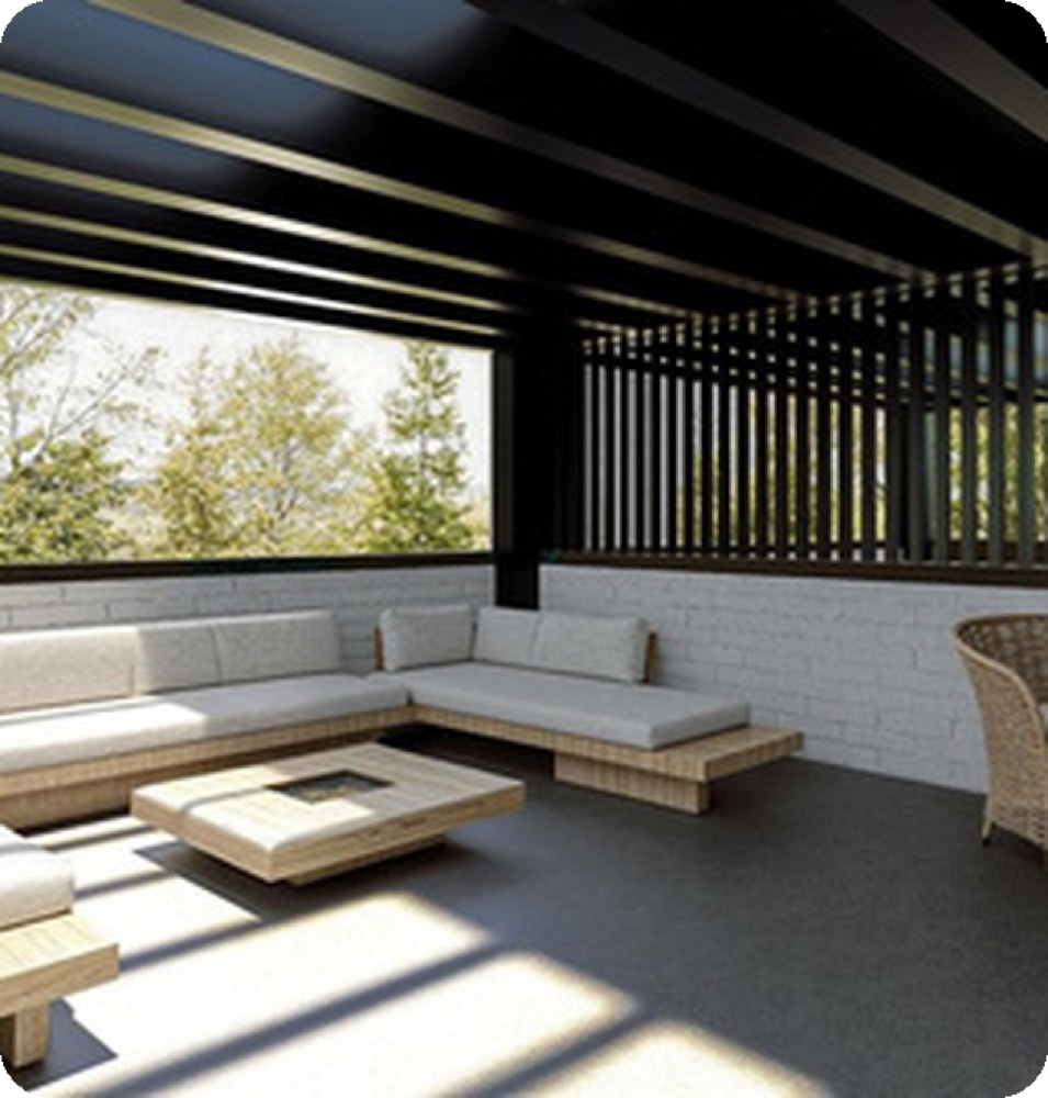 &ldquo;The SAMO IX&rdquo; — rooftop deck lounge