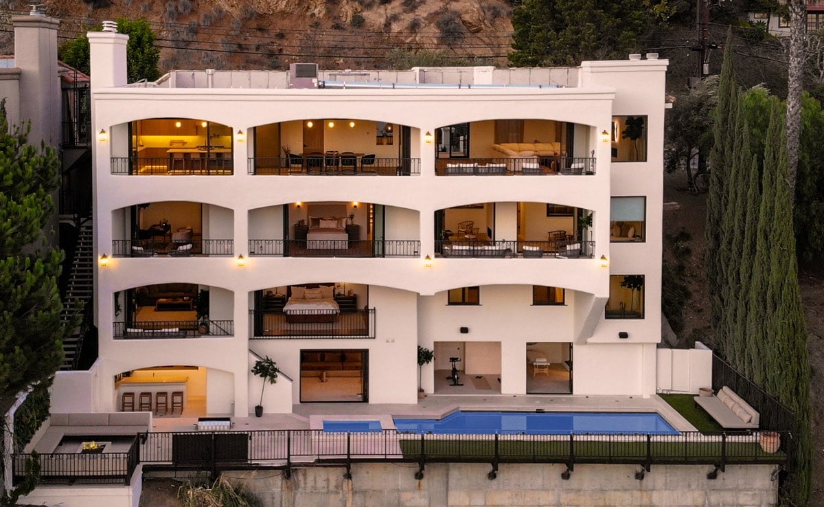 Mediterranean / Spanish — as built at &ldquo;Villa De Vistas&rdquo;, Hollywood Hills